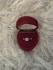 Ring  Russische gold 585 / 583   Rotgold , Diamanten