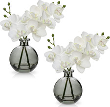 2 Pcs Künstliche Orchideen