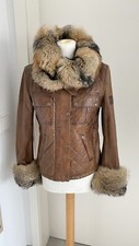 Belstaff gold lederjacke jacke - gold,