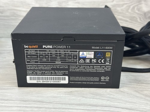 Quiet pure power 11 600w - power,
