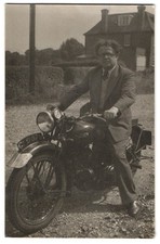 Fotografie Motorrad BSA, Herr