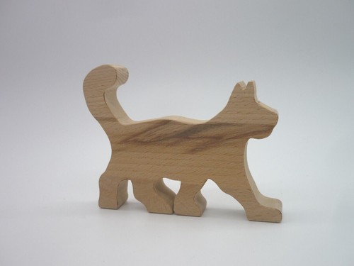Holzartikel katze aus - katze,