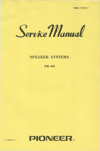 Service manual anleitung - service, für