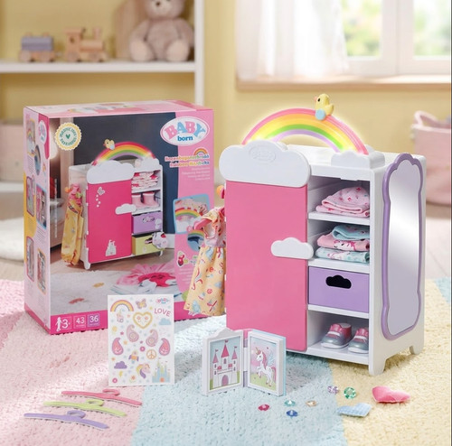 Baby born regenbogen schrank - baby,