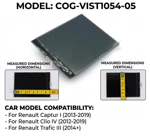 Renault clio 2012 lcd - renault, 2012+