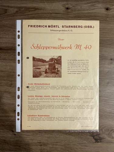 Orig mörtl mähwerk - orig.,