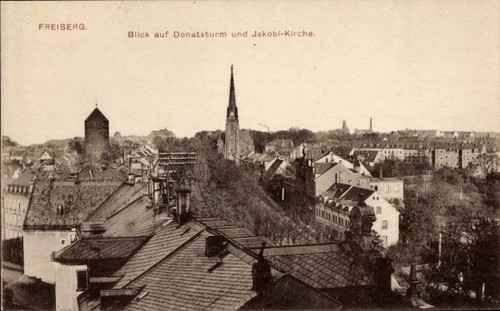 Freiberg sachsen blick - in, sachsen,