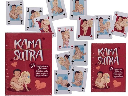 Kamasutra spielkarten comic - spielkarten,