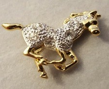 NOS Cabouchon Running Horse