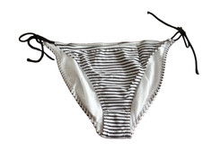 schöne, neue Bikinihose Gr.38 von bodyflirt schwarz-weiß-gestreift NEU