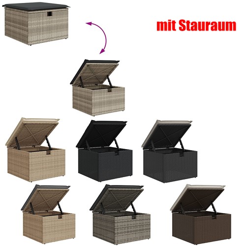 Gartenhocker mit kissen - kissen, poly