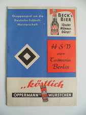 Hamburger SV-Tasmania Berlin 1959 Gruppenspiel Dt. Meisterschaft DFB HSV