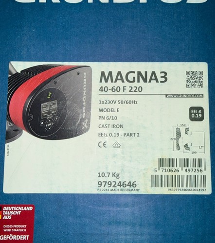 Grundfos magna3 f - grundfos, 40-60