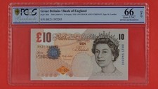 Great Britain, Bank of England 10 Pounds - 2000 (ND 2012) PMG 66 Gem UNC Epq
