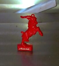 Henninger Bräu Werbe-Anhänger: Meisterbock rot