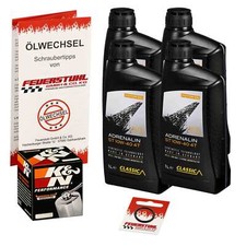 Chrom-Ölwechselset Adrenaline/K&N Yamaha YZF 1000 R Thunderace 4SV 2000-2002