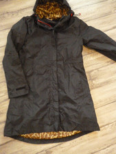 Cecilias Classics Damen Mantel, Gr. S, Farbe: Schwarz, PU beschichtet