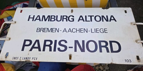Deutsche bahn schild - bahn, ice