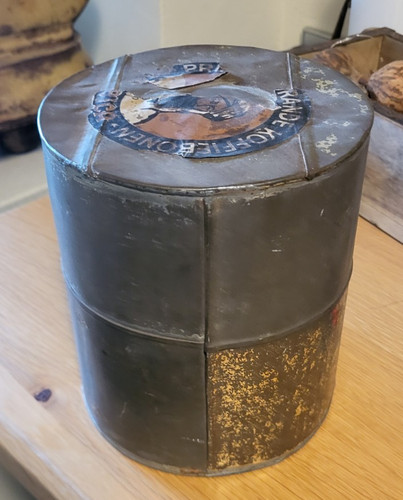 Antike kafferdose kolonialzeit - kafferdose,