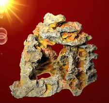 Aquarium Deko leichte🐟 LOCHSTEIN HÖHLE 🐟. Terrarium Dekoration Barsche Zubehör