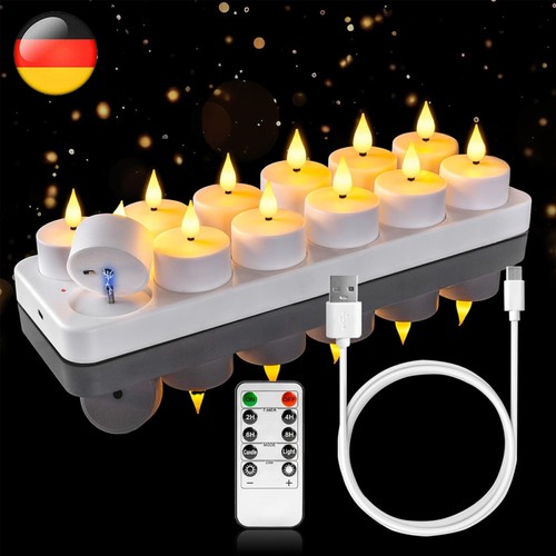 12er led teelichter mit - mit, timer