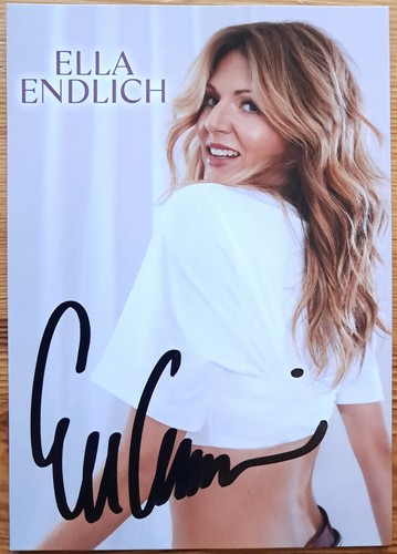 Ella endlich orig autogramm - orig,