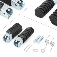 Paar Fußrasten Fußrasten Aluminiumgummi Für Yamaha PW 50 80 PW50 PW80 50 H FP17