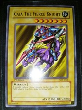 Gaia the Fierce Knight SDY-E006 Starter Deck Yugi 1st Edition Yugioh - Mint PSA