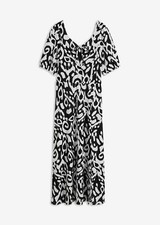 Kleid aus Jersey-Crepe Gr