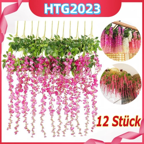 12pcs kunstblumen wisteria - 12pcs,