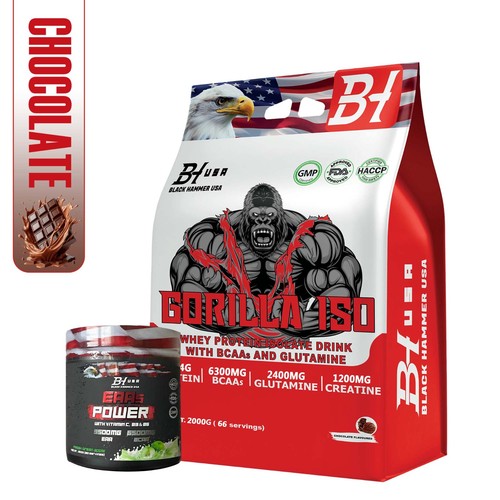 Gorilla isolate whey 2kg pure - isolate,