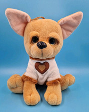 Landahl & Baumann Chihuahua Hund mit Shirt 27 cm hoch Stofftier mit Aufhänger