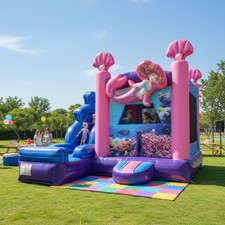Aufblasbare Hüpfburg mit