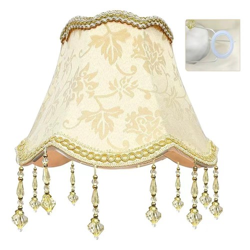 Lampenschirm retro mit fransen - retro,