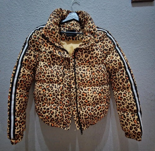 Winterjacke steppjacke leopard - winterjacke,