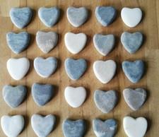 40 x  Naturkiesel Glückstein