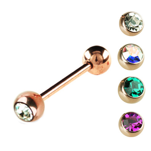 6mm rosegold piercing - rosegold,