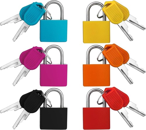 6stück mini vorhängeschloss - 6stück,