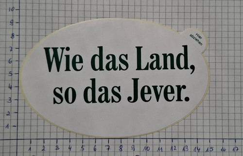Aufkleber sticker wie - sticker, "wie