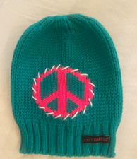 Strickmütze  ? Sylt Brands  Beanie --- Mütze GRÜN ROSA neuwertig