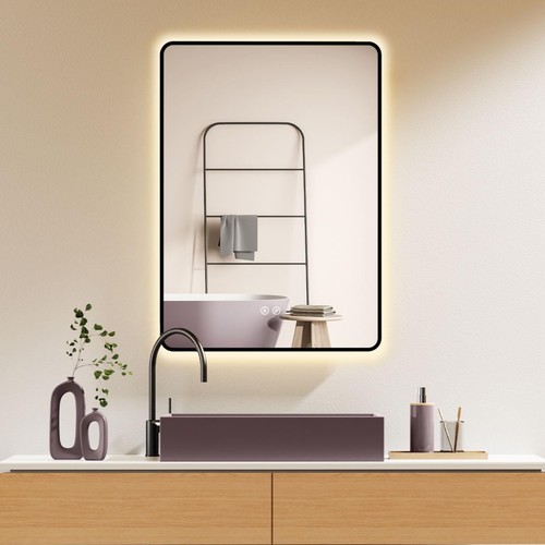 Hoko badspiegel mit led - mit,