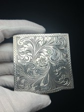 800 silber dose mit spiegel - 800,