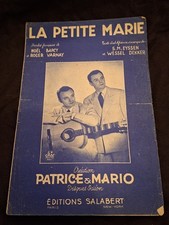 Noten petite marie patrice - noten,