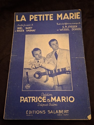 Noten petite marie - la, patrice