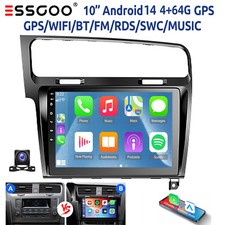 4+64GB Android 14 Autoradio Für Golf VII 7 2013-2017 CarPlay GPS Navigation WIFI
