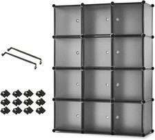 Kleiderschrank, Steckregal