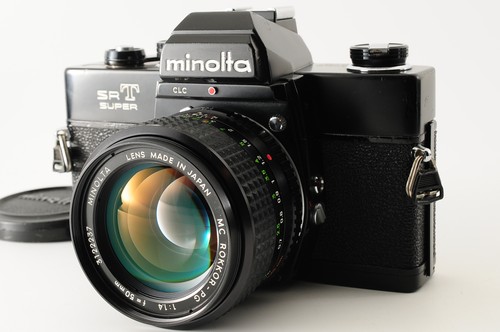 Minolta srt super schwarz - srt, slr