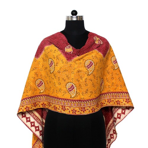 Baumwolle kantha schal - kantha, vintage
