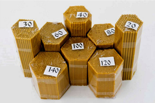 50 bienenwachs kerzen - bienenwachs,