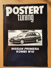 POSTERT NISSAN Primera Kombi W10 Zubehör Katalog D&W Tuning Prospekt